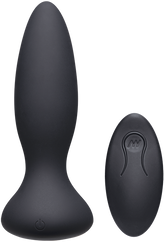A-Play Thrust Adventurous Rechargeable Remote Control Silicone Anal Plug Black Butt Plugs